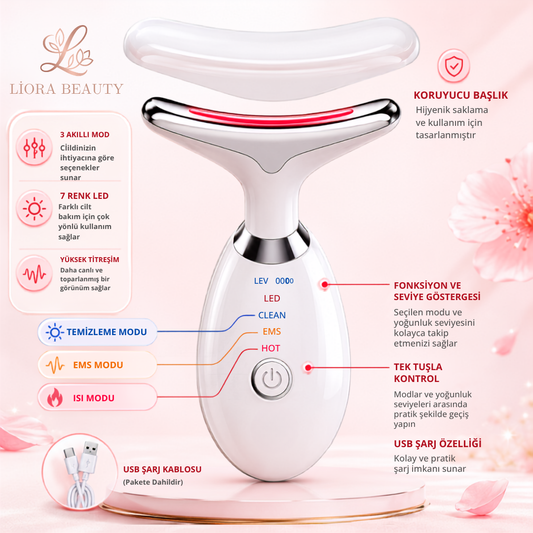 LIORA BEAUTY - Yüz Boyun Ems Güzellik Cihazı