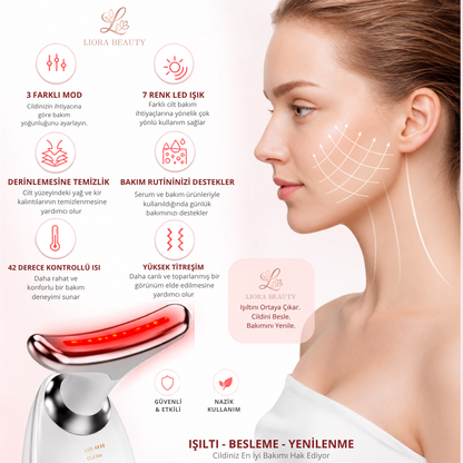 LIORA BEAUTY - Yüz Boyun Ems Güzellik Cihazı