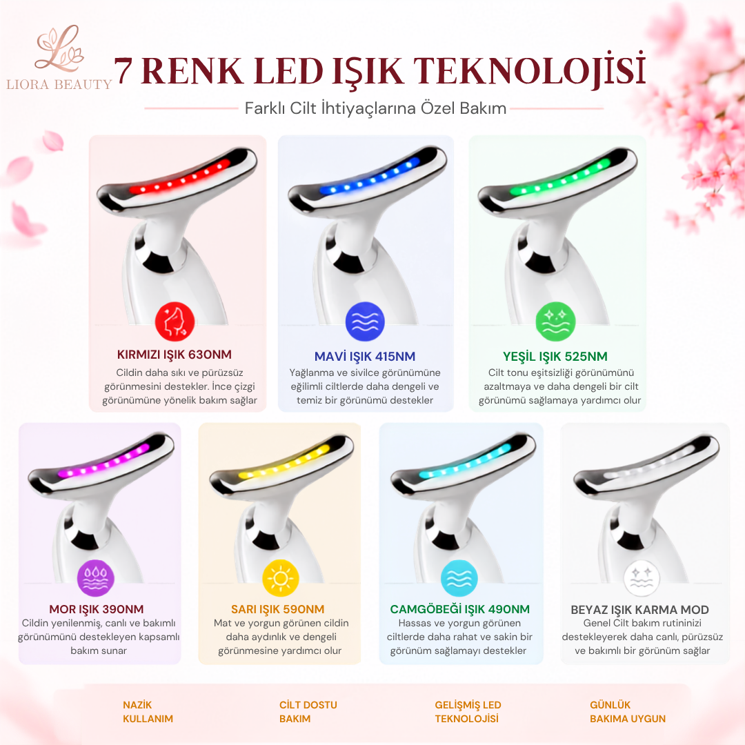 LIORA BEAUTY - Yüz Boyun Ems Güzellik Cihazı