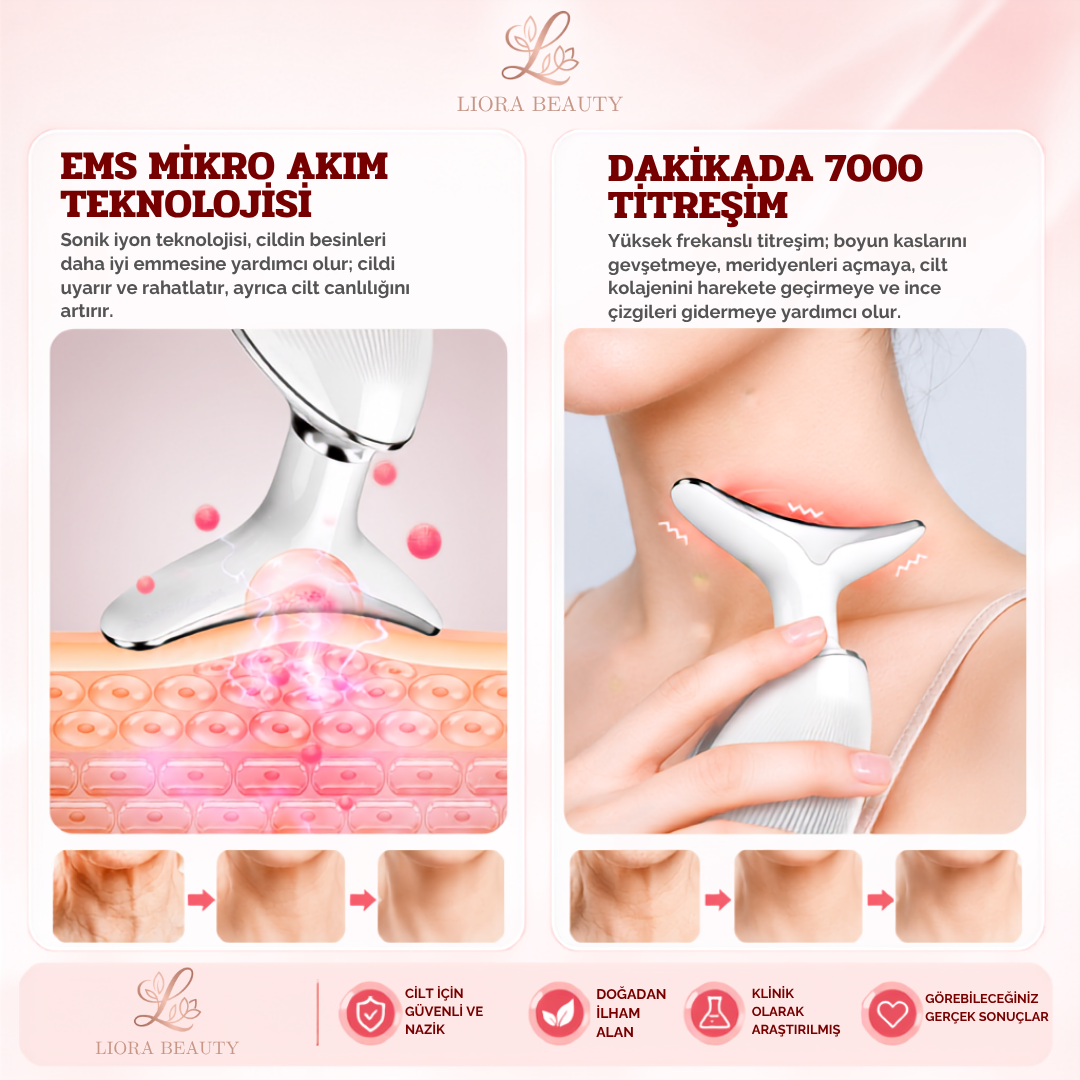 LIORA BEAUTY - Yüz Boyun Ems Güzellik Cihazı